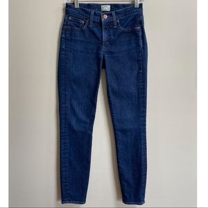 J. Crew 8" Toothpick Skinny Ankle Jeans Size 25